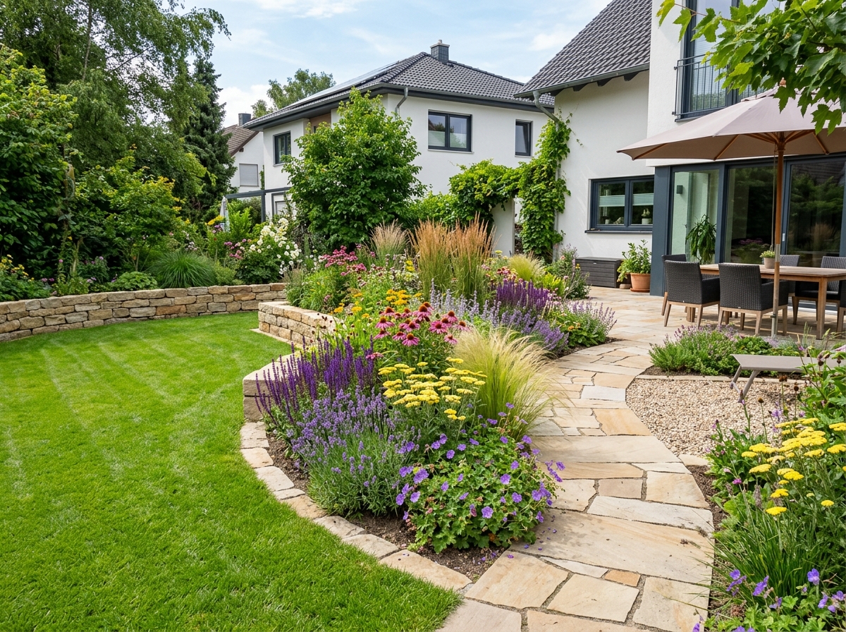 Garten-Neugestaltung und Bepflanzung